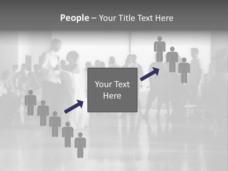 Bride And Groom Dancing PowerPoint Template