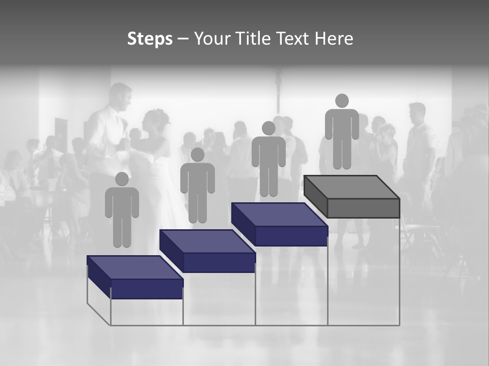 Bride And Groom Dancing PowerPoint Template