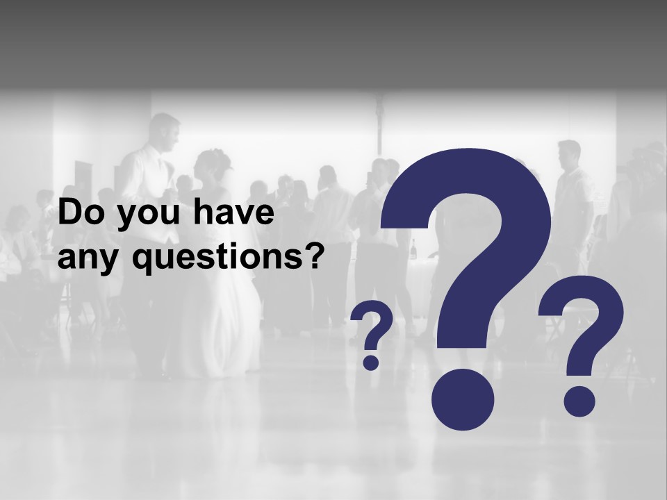 Bride And Groom Dancing PowerPoint Template