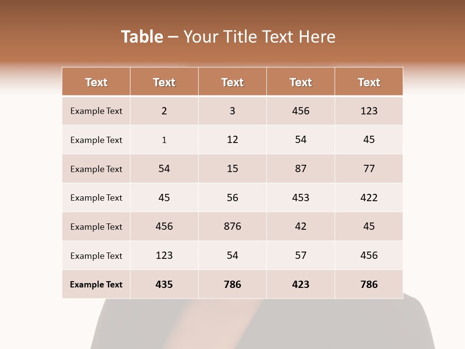 Portrait Of A Lovely Asian Business Woman PowerPoint Template