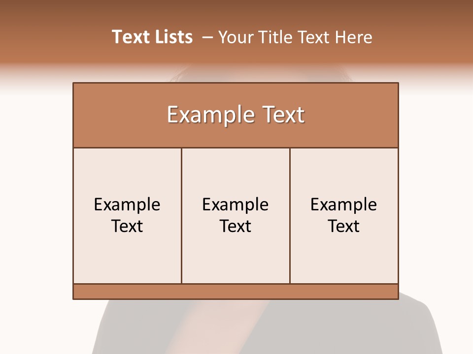 Portrait Of A Lovely Asian Business Woman PowerPoint Template