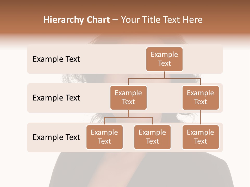 Portrait Of A Lovely Asian Business Woman PowerPoint Template