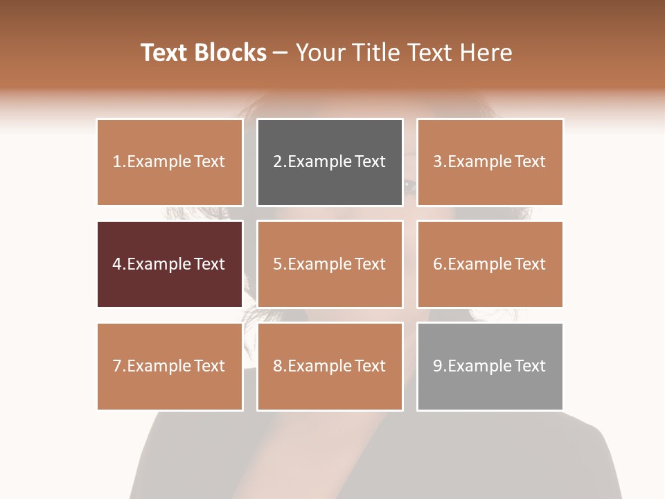 Portrait Of A Lovely Asian Business Woman PowerPoint Template