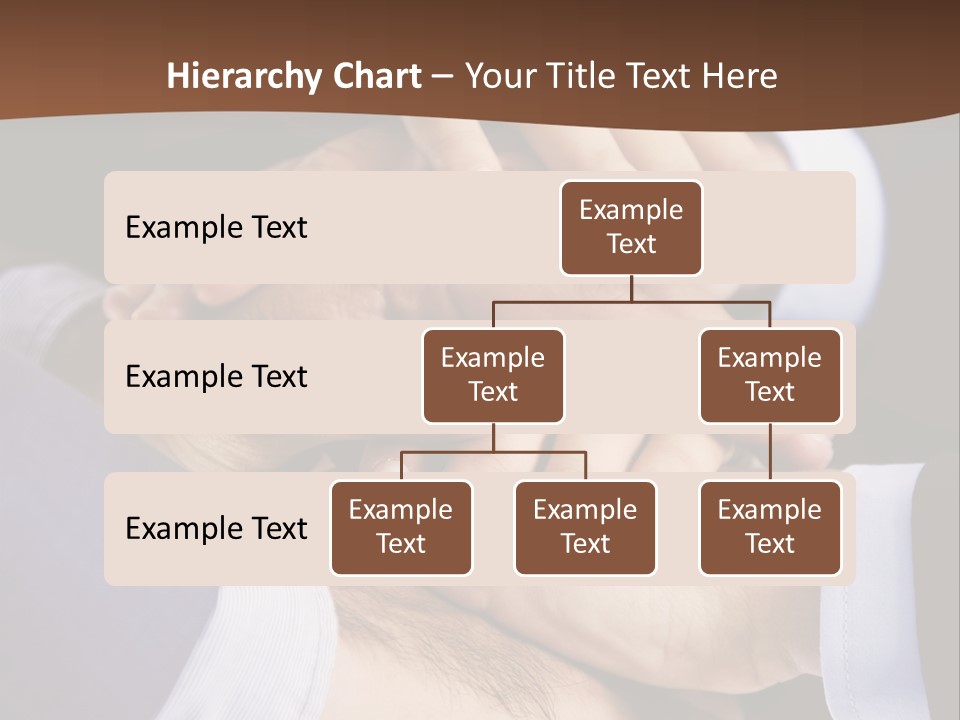 Business People Putting Their Hands On Top Of Each Other PowerPoint Template