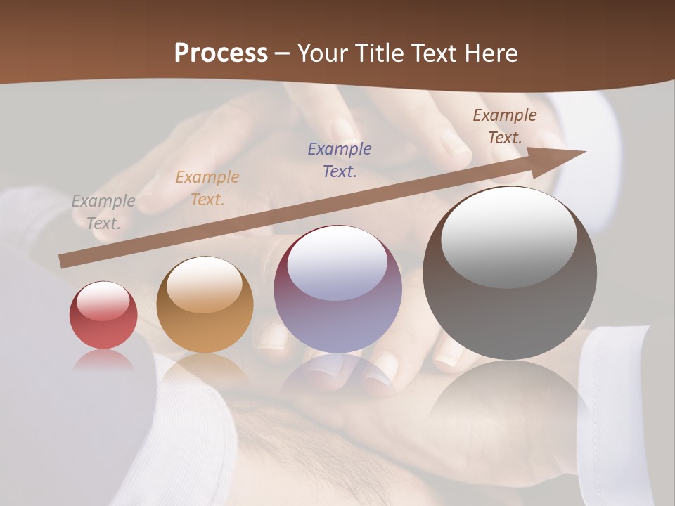 Business People Putting Their Hands On Top Of Each Other PowerPoint Template