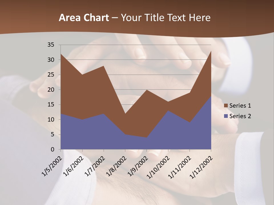Business People Putting Their Hands On Top Of Each Other PowerPoint Template