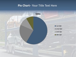 Car Carrier Truck Deliver New Auto Batch To Dealer PowerPoint Template