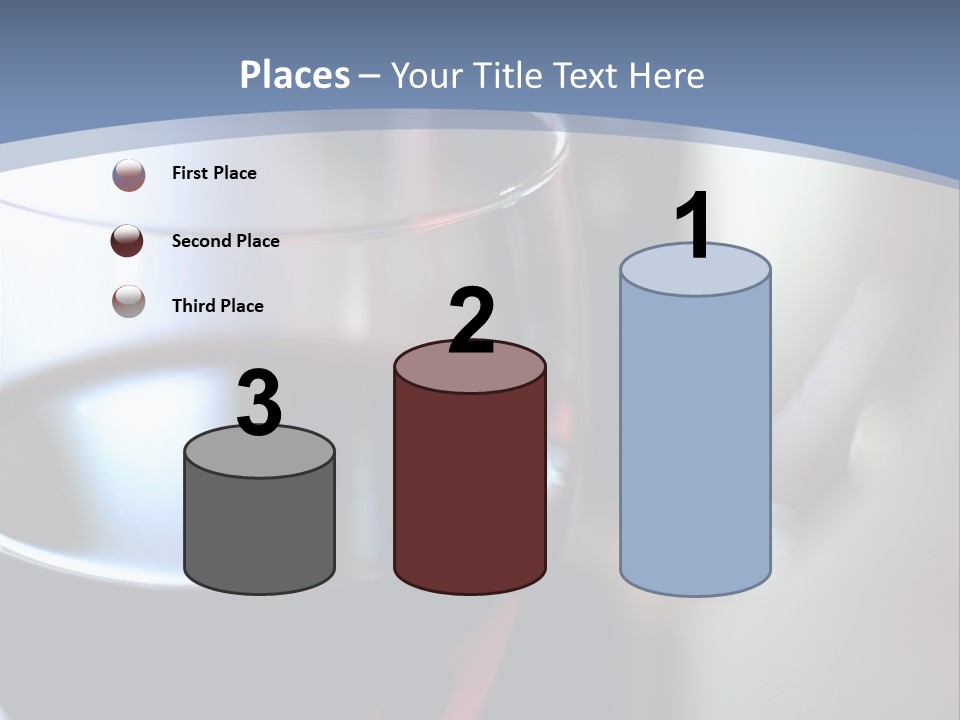 Glass Of Red Wine With Glass And Bottle In Background PowerPoint Template