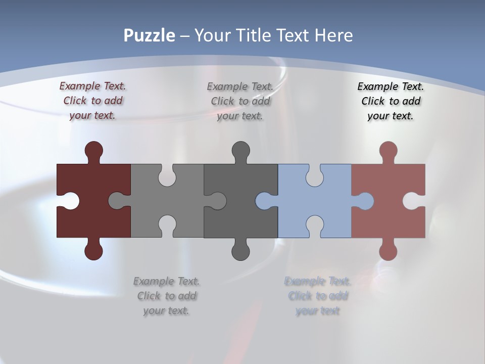 Glass Of Red Wine With Glass And Bottle In Background PowerPoint Template