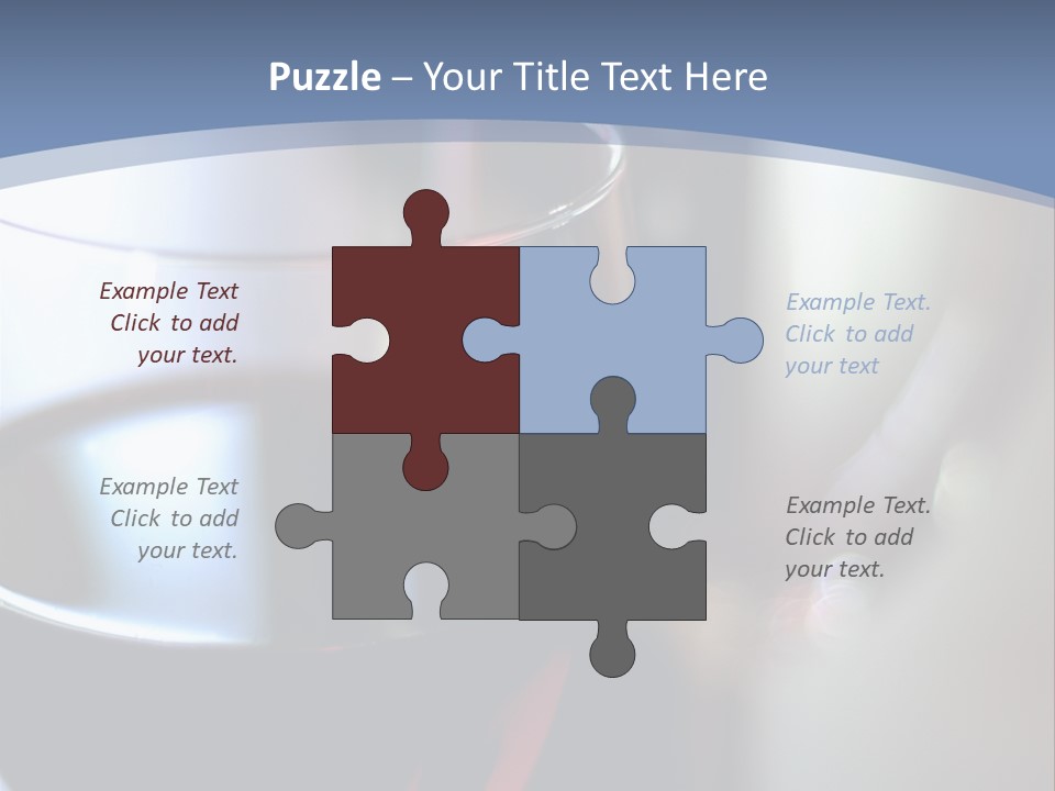 Glass Of Red Wine With Glass And Bottle In Background PowerPoint Template