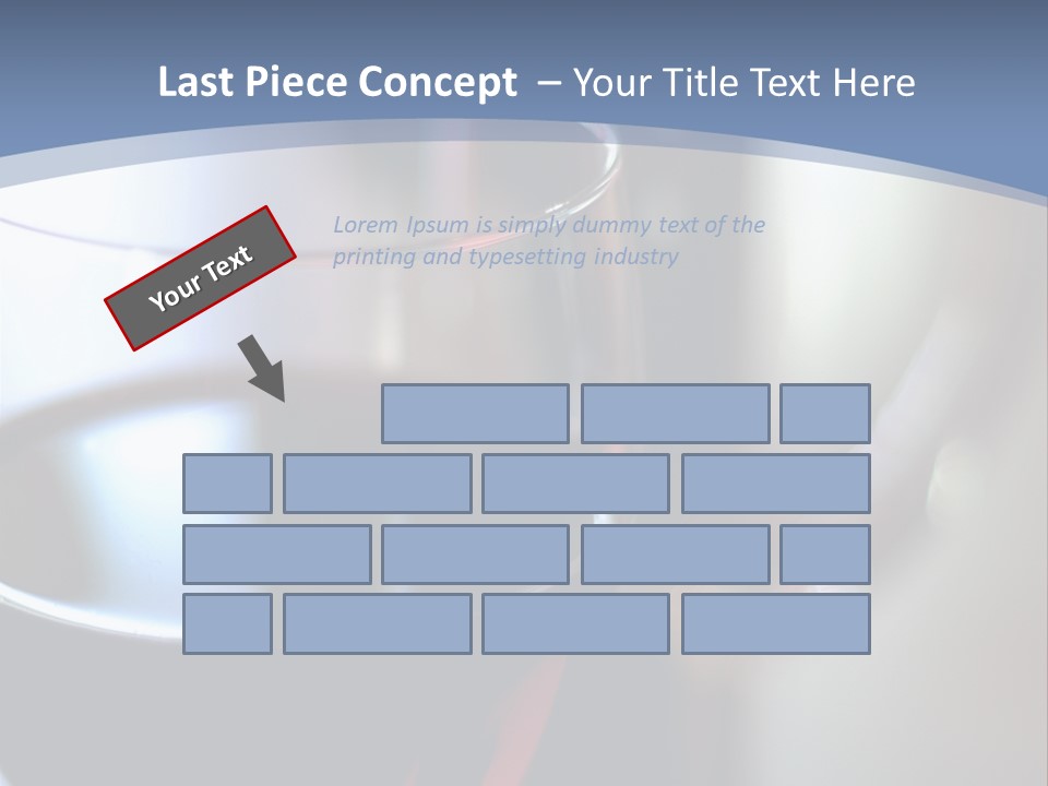 Glass Of Red Wine With Glass And Bottle In Background PowerPoint Template