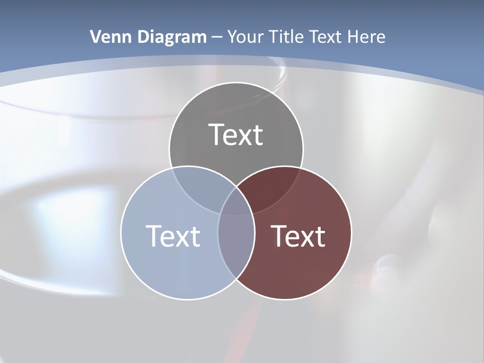 Glass Of Red Wine With Glass And Bottle In Background PowerPoint Template