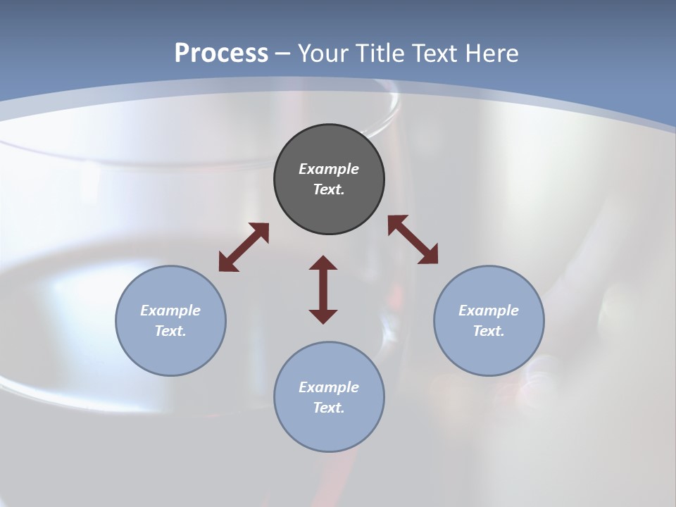 Glass Of Red Wine With Glass And Bottle In Background PowerPoint Template