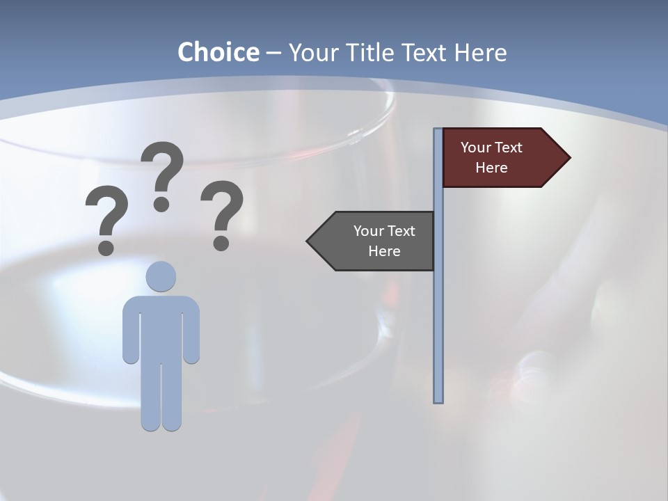 Glass Of Red Wine With Glass And Bottle In Background PowerPoint Template