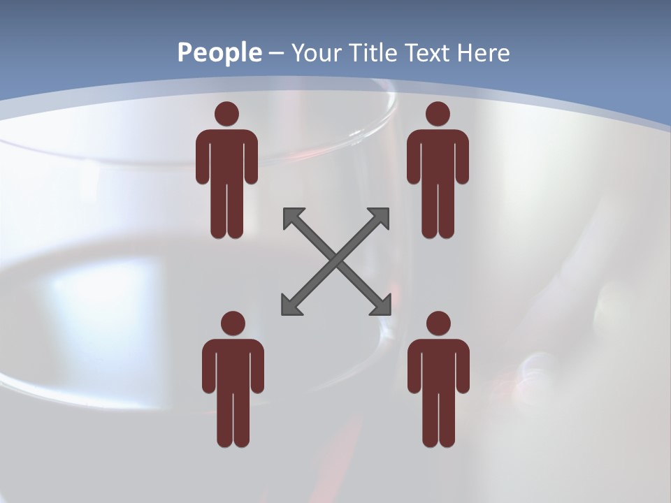 Glass Of Red Wine With Glass And Bottle In Background PowerPoint Template