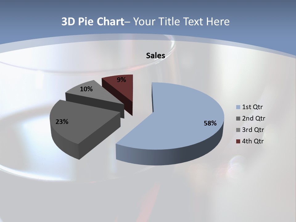 Glass Of Red Wine With Glass And Bottle In Background PowerPoint Template