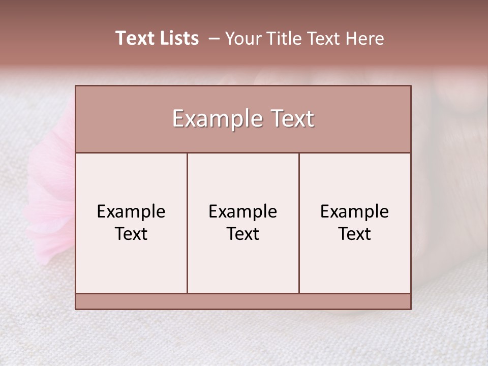 A Person Holding A Pink Flower With Their Hands PowerPoint Template