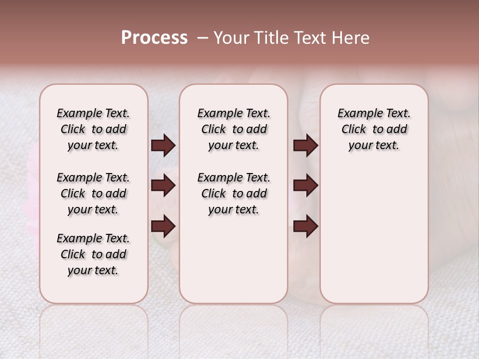 A Person Holding A Pink Flower With Their Hands PowerPoint Template