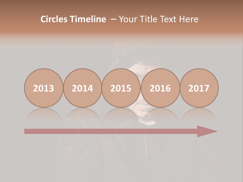 Dark And Moody Portrait Of A Menacing Male PowerPoint Template