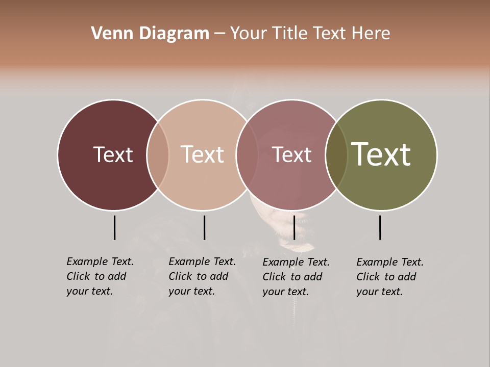 Dark And Moody Portrait Of A Menacing Male PowerPoint Template