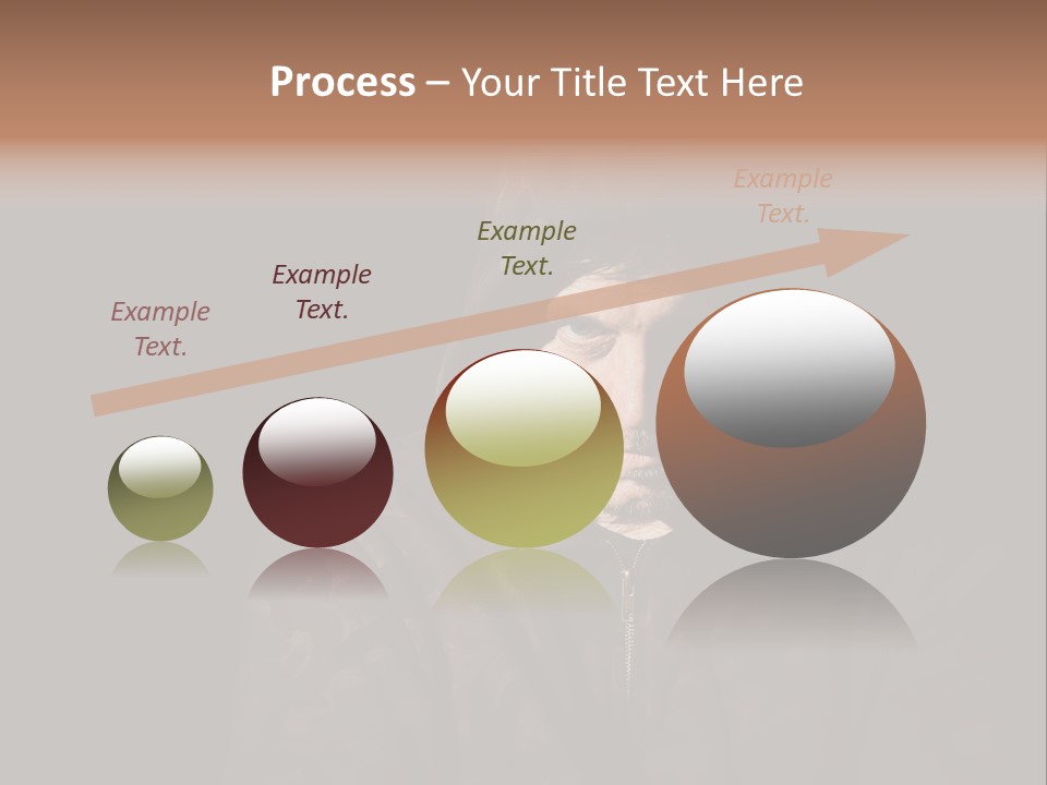 Dark And Moody Portrait Of A Menacing Male PowerPoint Template