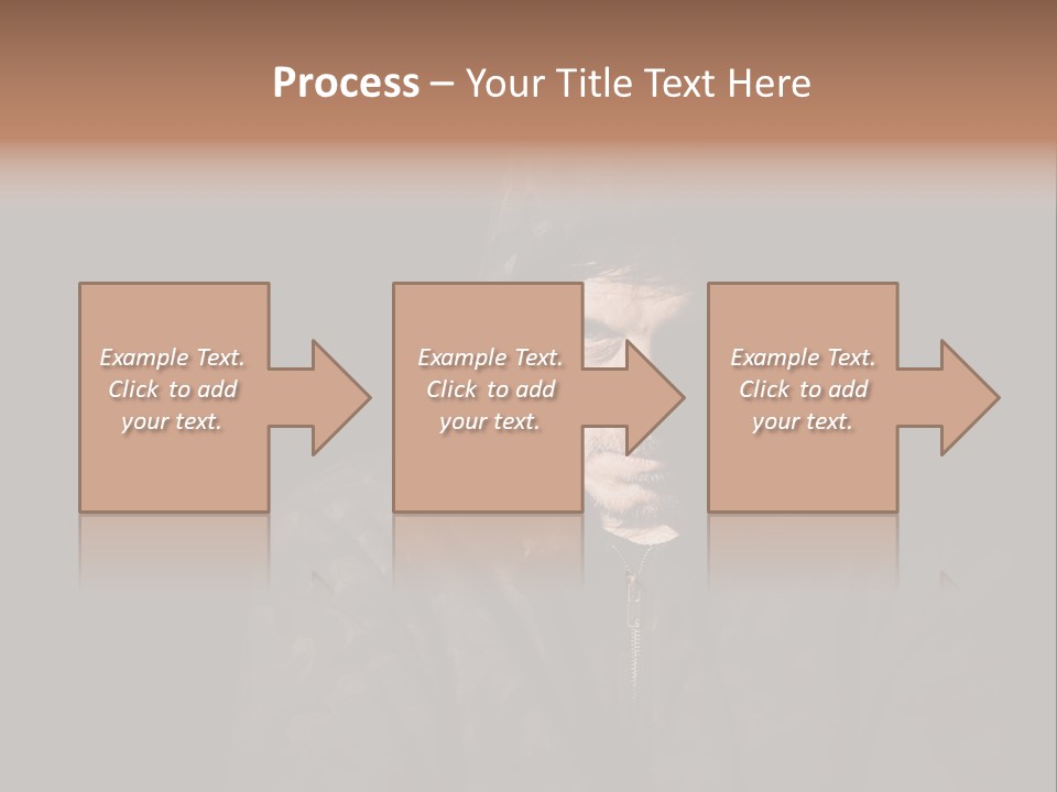 Dark And Moody Portrait Of A Menacing Male PowerPoint Template