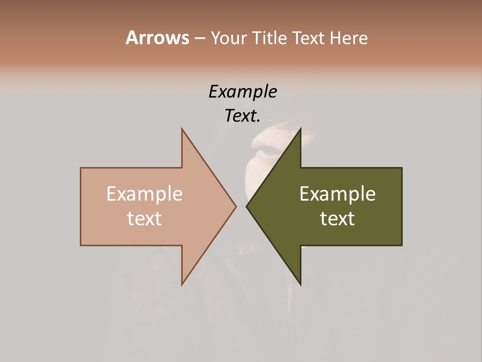 Dark And Moody Portrait Of A Menacing Male PowerPoint Template
