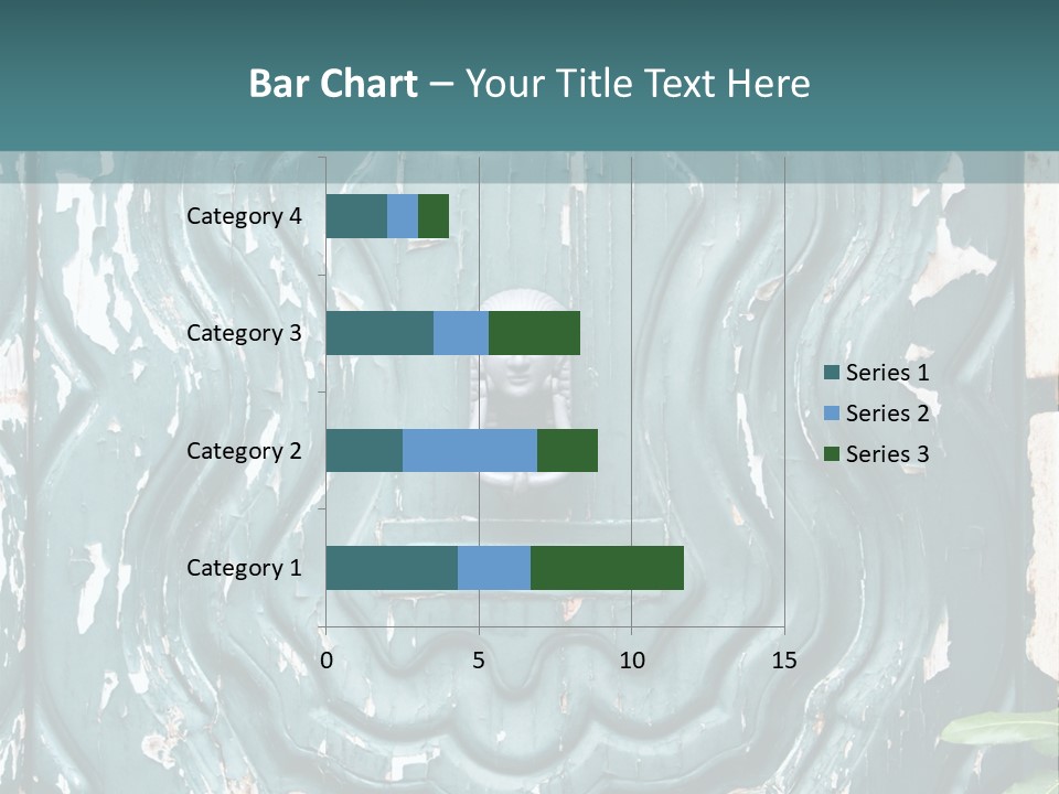 Antiqued Door And Knocker PowerPoint Template
