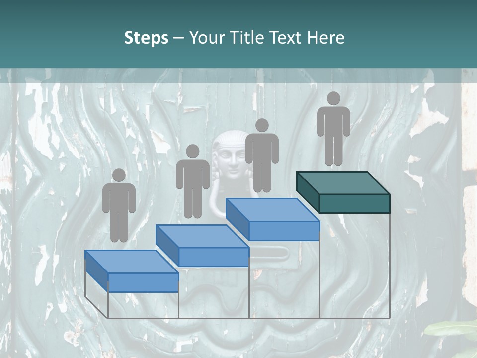 Antiqued Door And Knocker PowerPoint Template