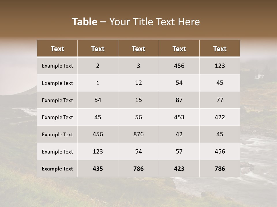 Scotland PowerPoint Template