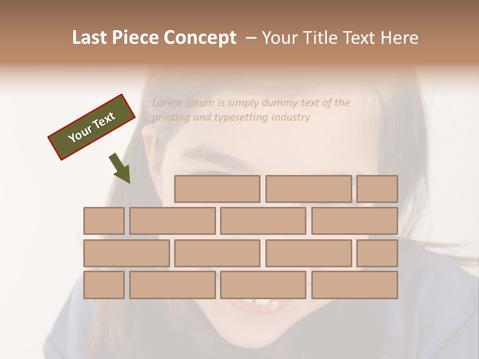 Traditional Woven Rug In Beautiful Bedroom PowerPoint Template