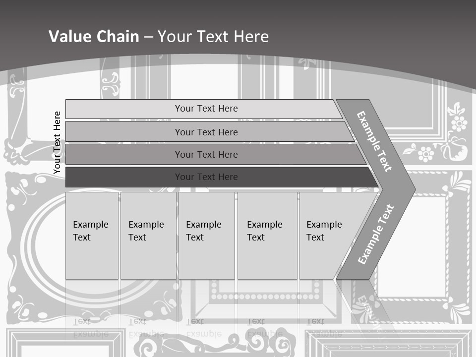 Picture Frame Vector Stock Vector Illustration: PowerPoint Template
