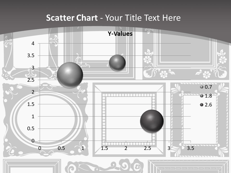 Picture Frame Vector Stock Vector Illustration: PowerPoint Template