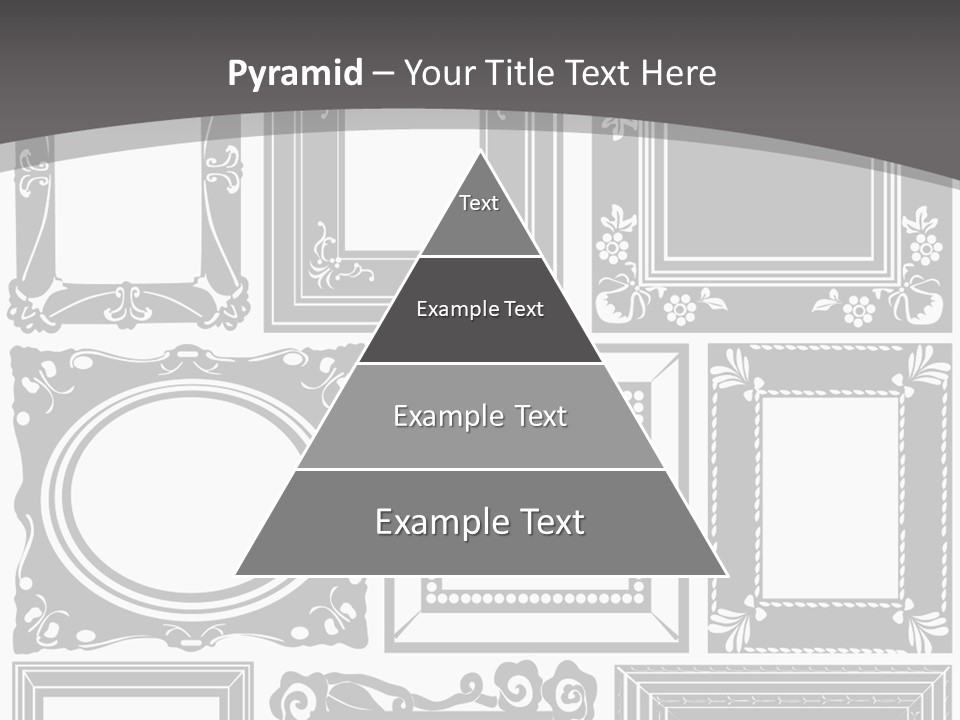 Picture Frame Vector Stock Vector Illustration: PowerPoint Template