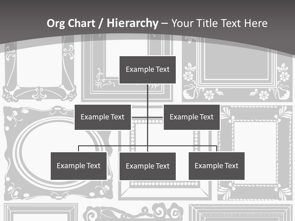 Picture Frame Vector Stock Vector Illustration: PowerPoint Template