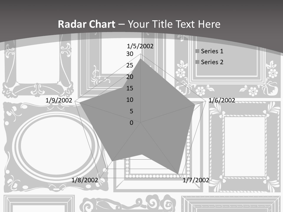 Picture Frame Vector Stock Vector Illustration: PowerPoint Template