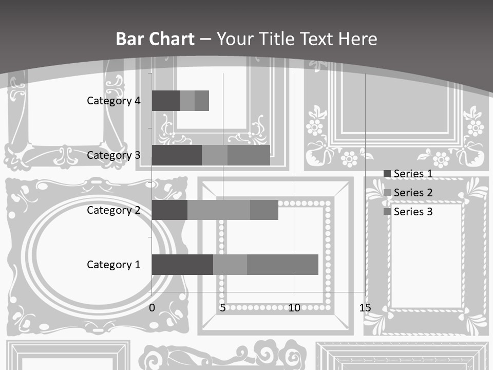 Picture Frame Vector Stock Vector Illustration: PowerPoint Template