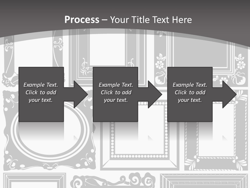 Picture Frame Vector Stock Vector Illustration: PowerPoint Template