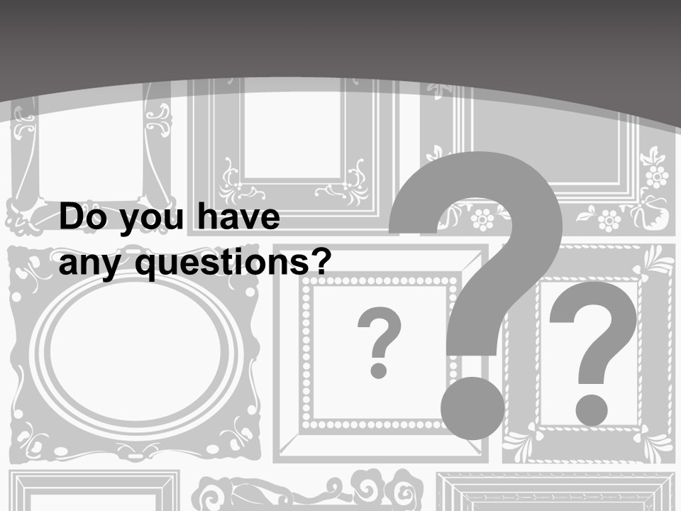 Picture Frame Vector Stock Vector Illustration: PowerPoint Template