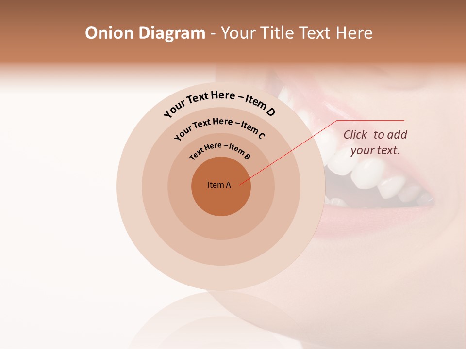 Beautiful Young Woman. Isolated Over White Background PowerPoint Template