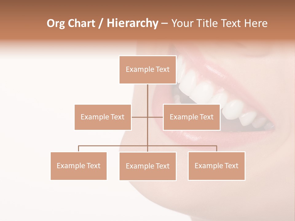 Beautiful Young Woman. Isolated Over White Background PowerPoint Template