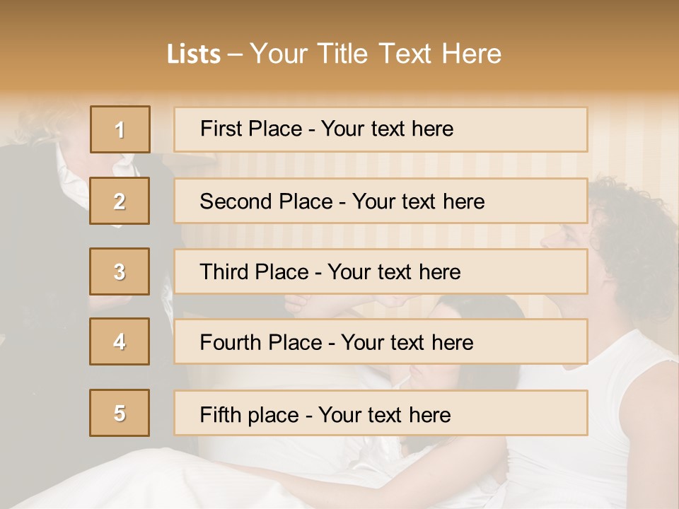 Couple In Bed While An Angry Woman Stand Next To The Bed PowerPoint Template