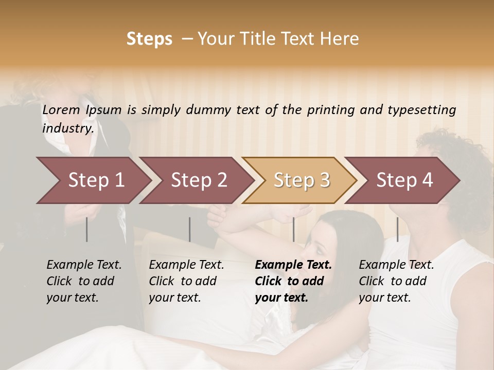 Couple In Bed While An Angry Woman Stand Next To The Bed PowerPoint Template
