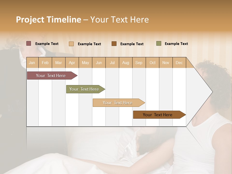 Couple In Bed While An Angry Woman Stand Next To The Bed PowerPoint Template