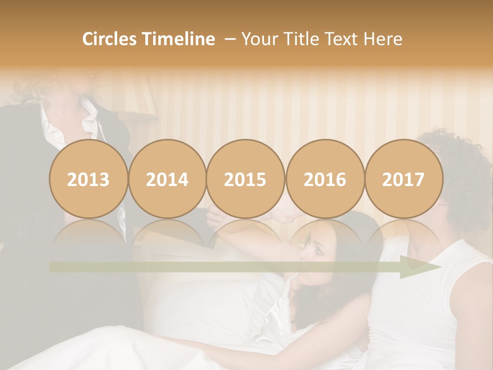 Couple In Bed While An Angry Woman Stand Next To The Bed PowerPoint Template