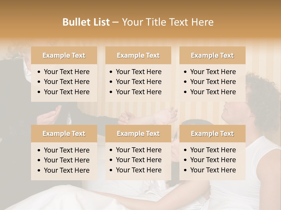 Couple In Bed While An Angry Woman Stand Next To The Bed PowerPoint Template