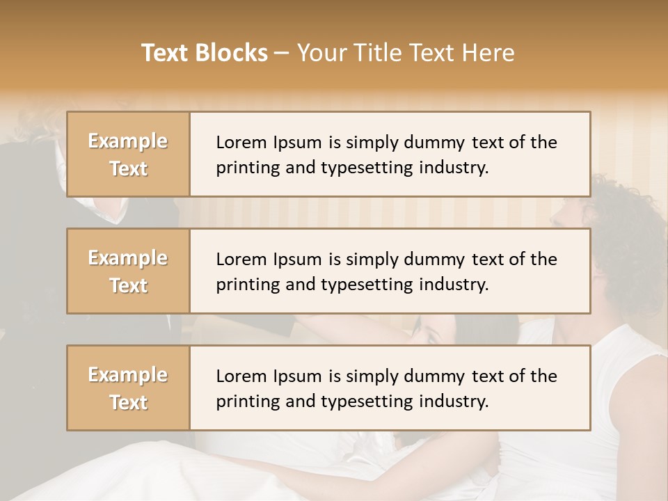 Couple In Bed While An Angry Woman Stand Next To The Bed PowerPoint Template