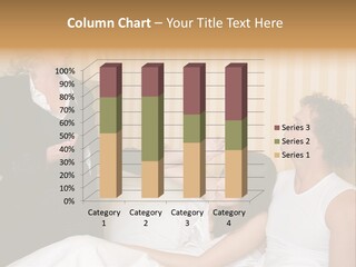 Couple In Bed While An Angry Woman Stand Next To The Bed PowerPoint Template