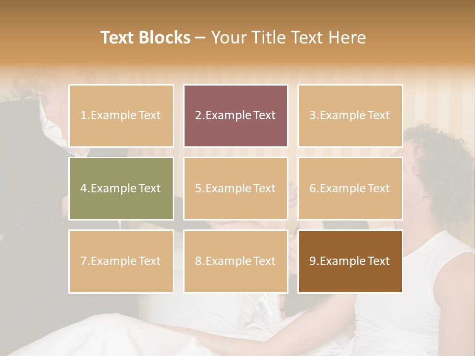 Couple In Bed While An Angry Woman Stand Next To The Bed PowerPoint Template