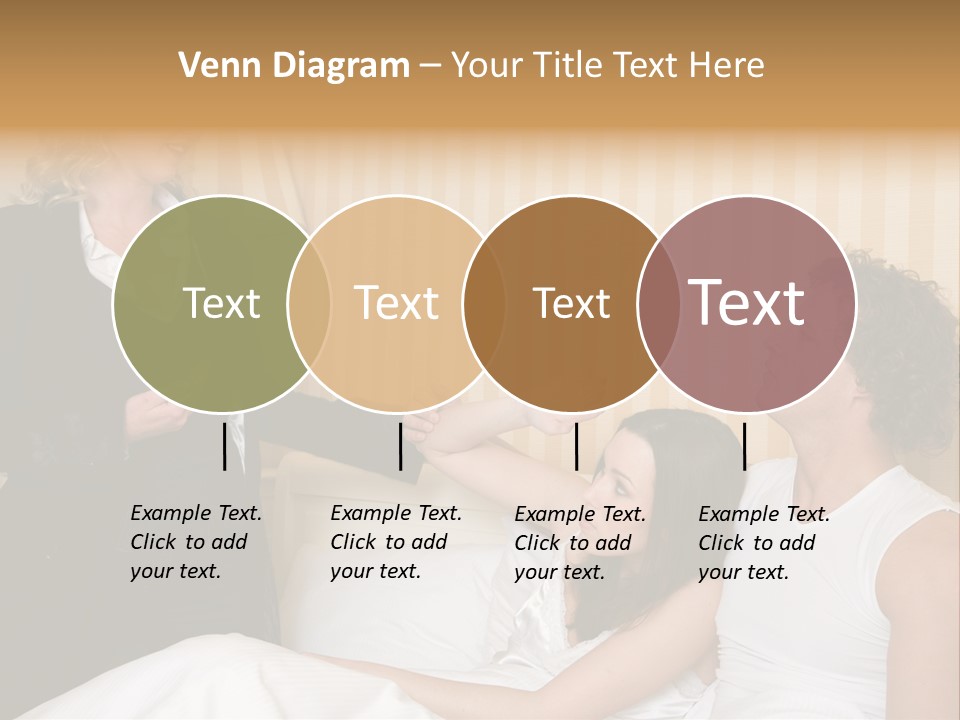 Couple In Bed While An Angry Woman Stand Next To The Bed PowerPoint Template
